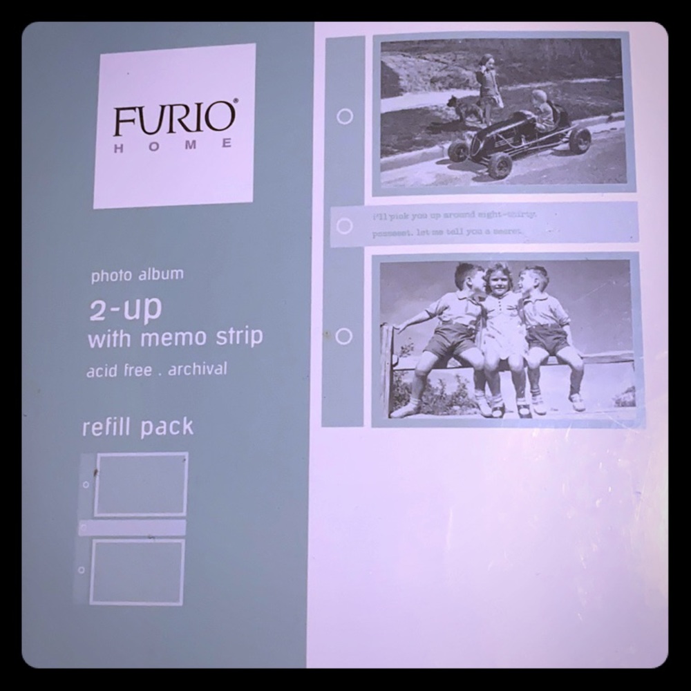 Curio photo album refill pack